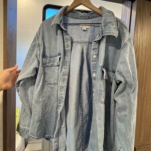 Avaviv Light Blue Denim Shirt Jacket